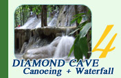 Diamond Cave Canoeing and Waterfall
